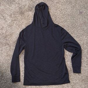Geoffrey Beene Charcoal Hooded Pullover